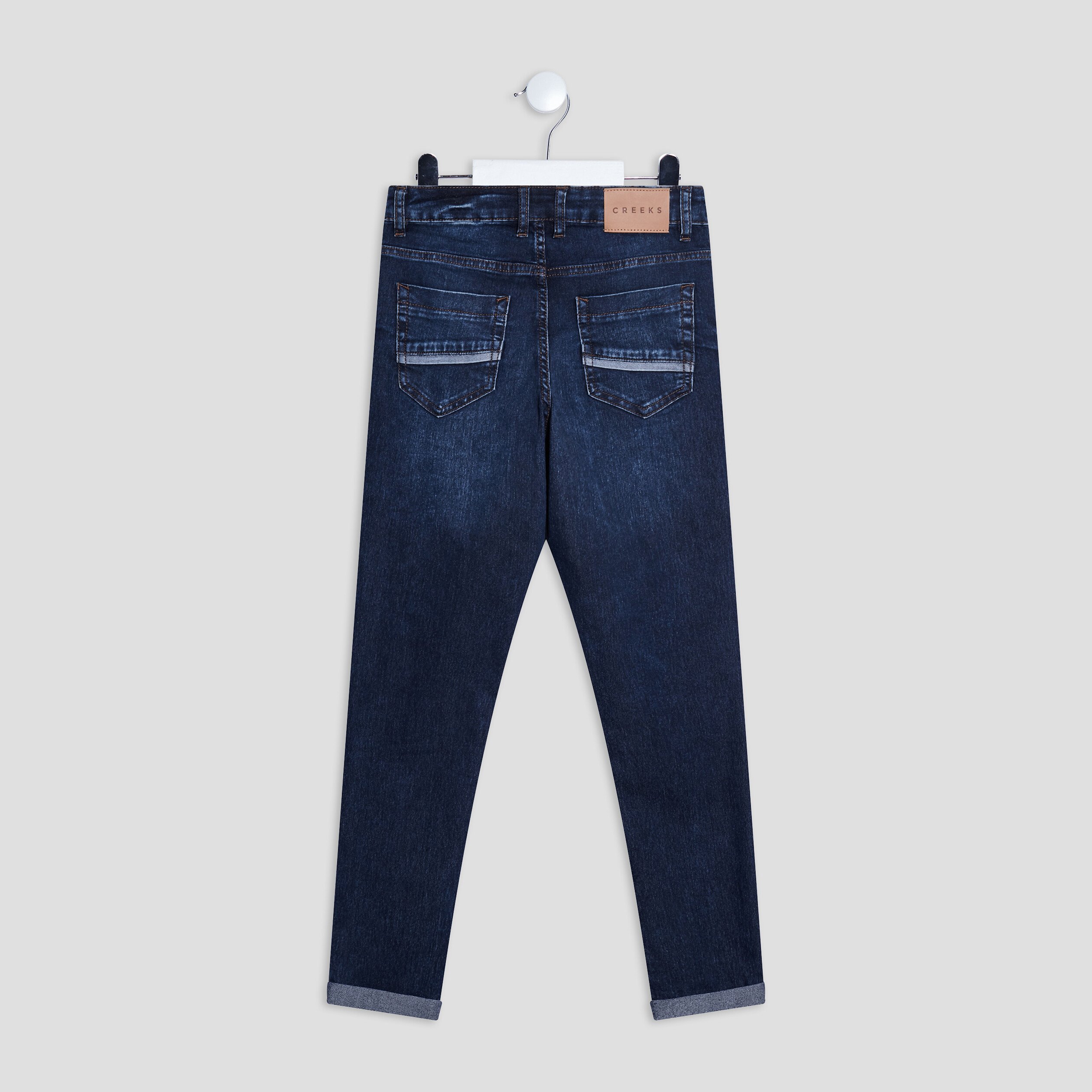 Jeans slim stretch Creeks denim stone homme | La Halle