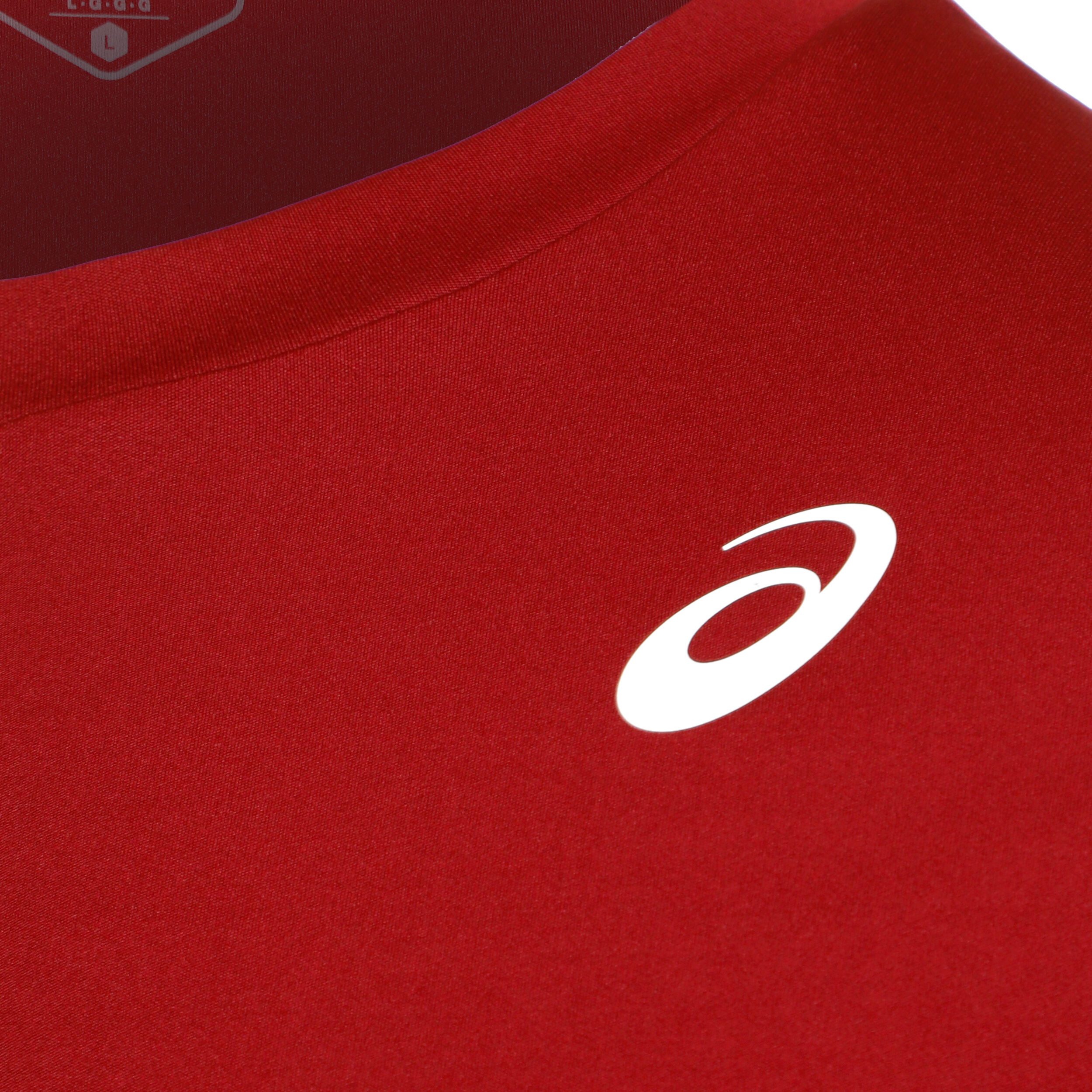 Court Shortsleeve Tee T-Shirt Herren - Dunkelrot, Rot