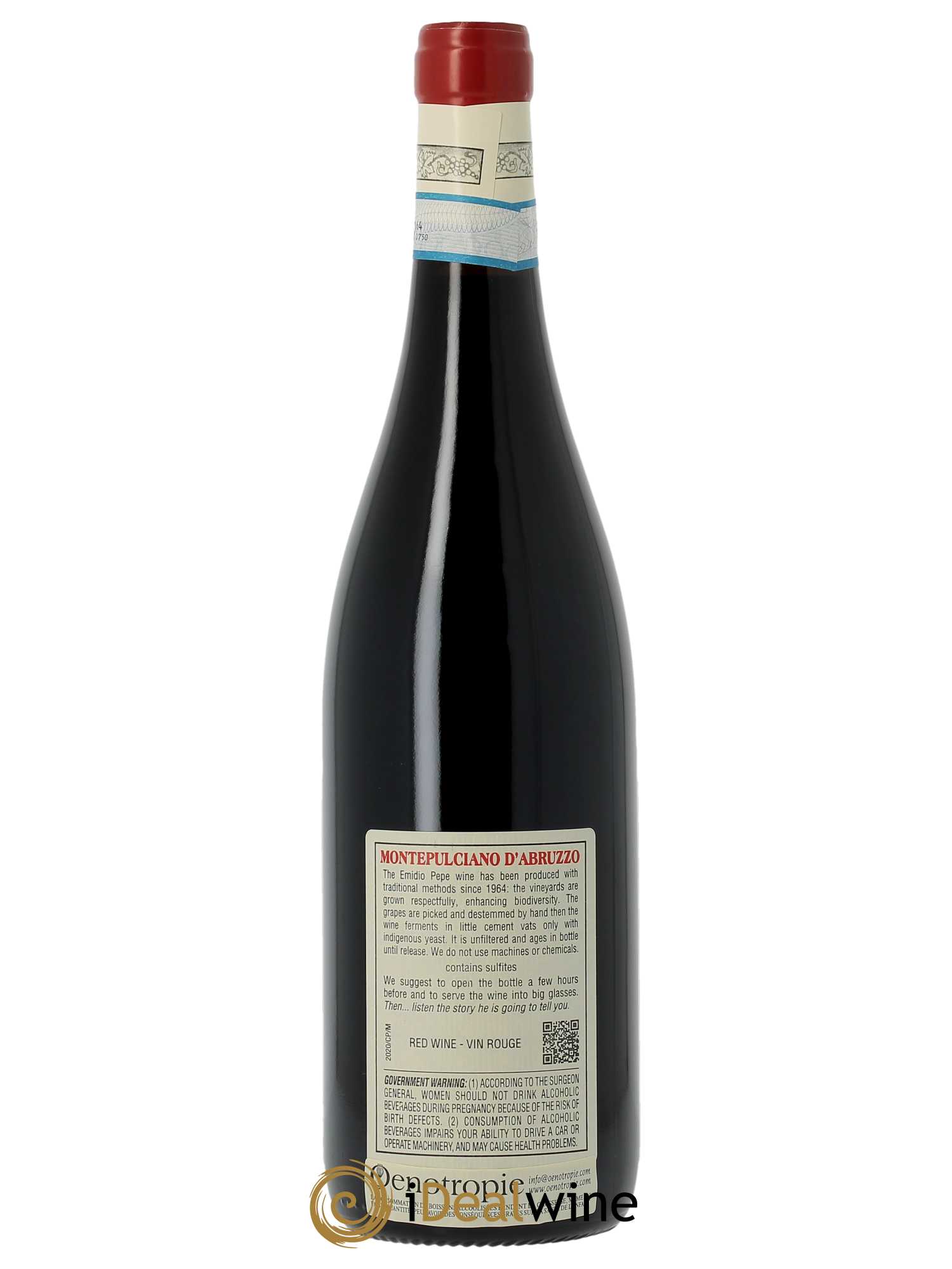 Montepulciano d'Abruzzo DOC Casa Pepe Emidio Pepe  2020 - Lot de 1 Bouteille