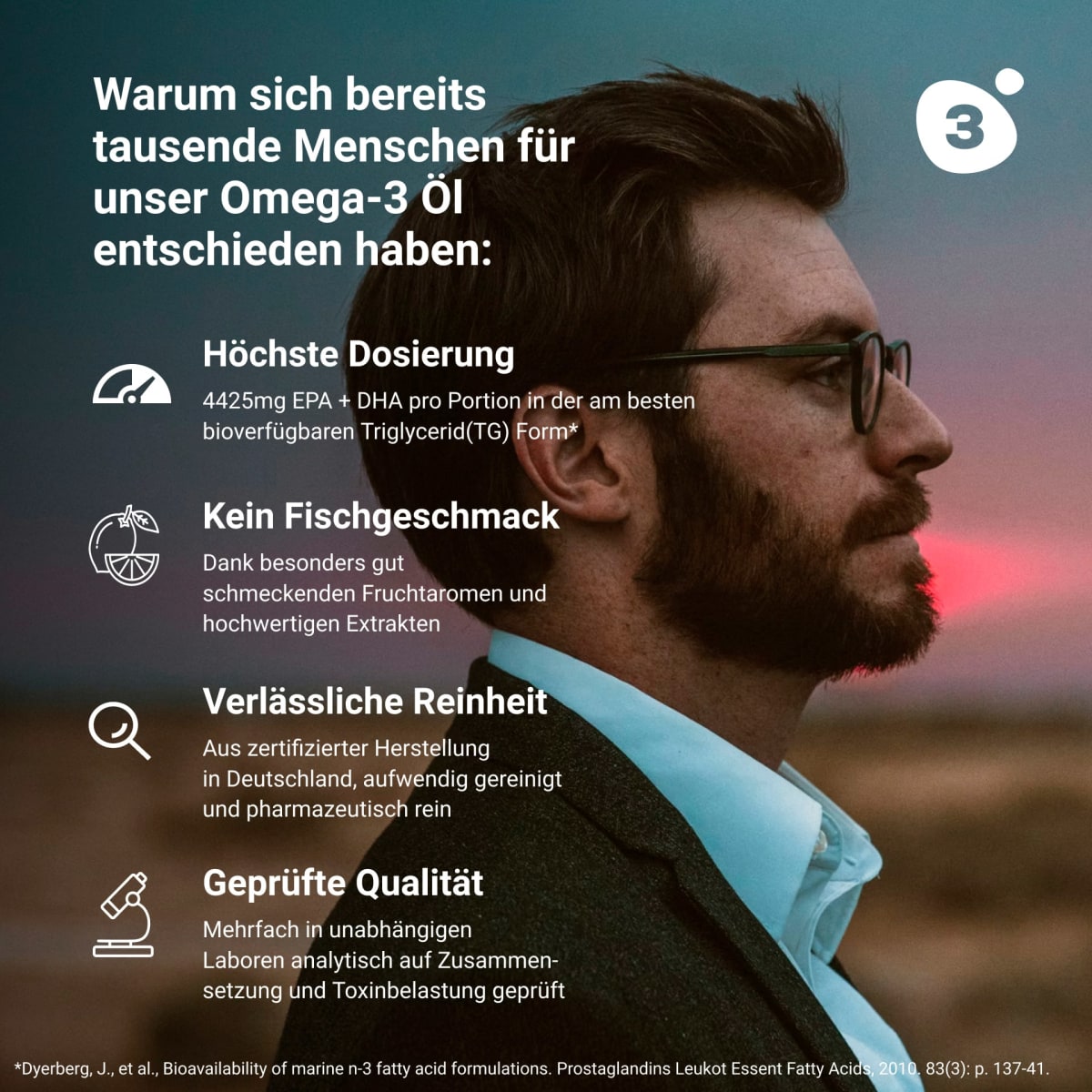 Omega-3 Fischöl Zitrone, 500 ml
