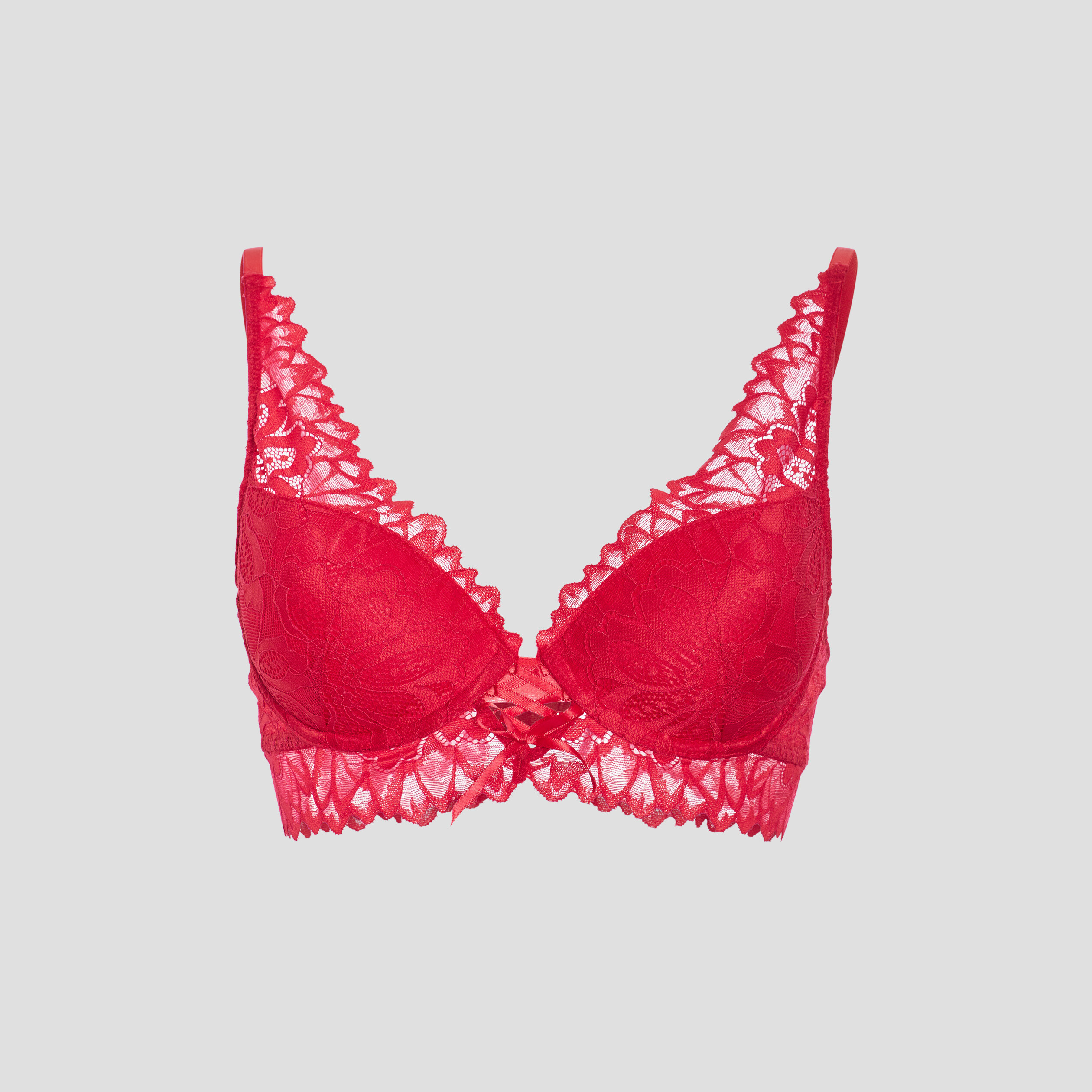 Soutien-gorge foulard à coque rouge femme | La Halle