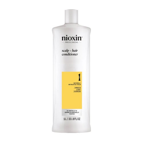 Nioxin System 1 Päänahan ja hiusten hoitoaine 1000 ml