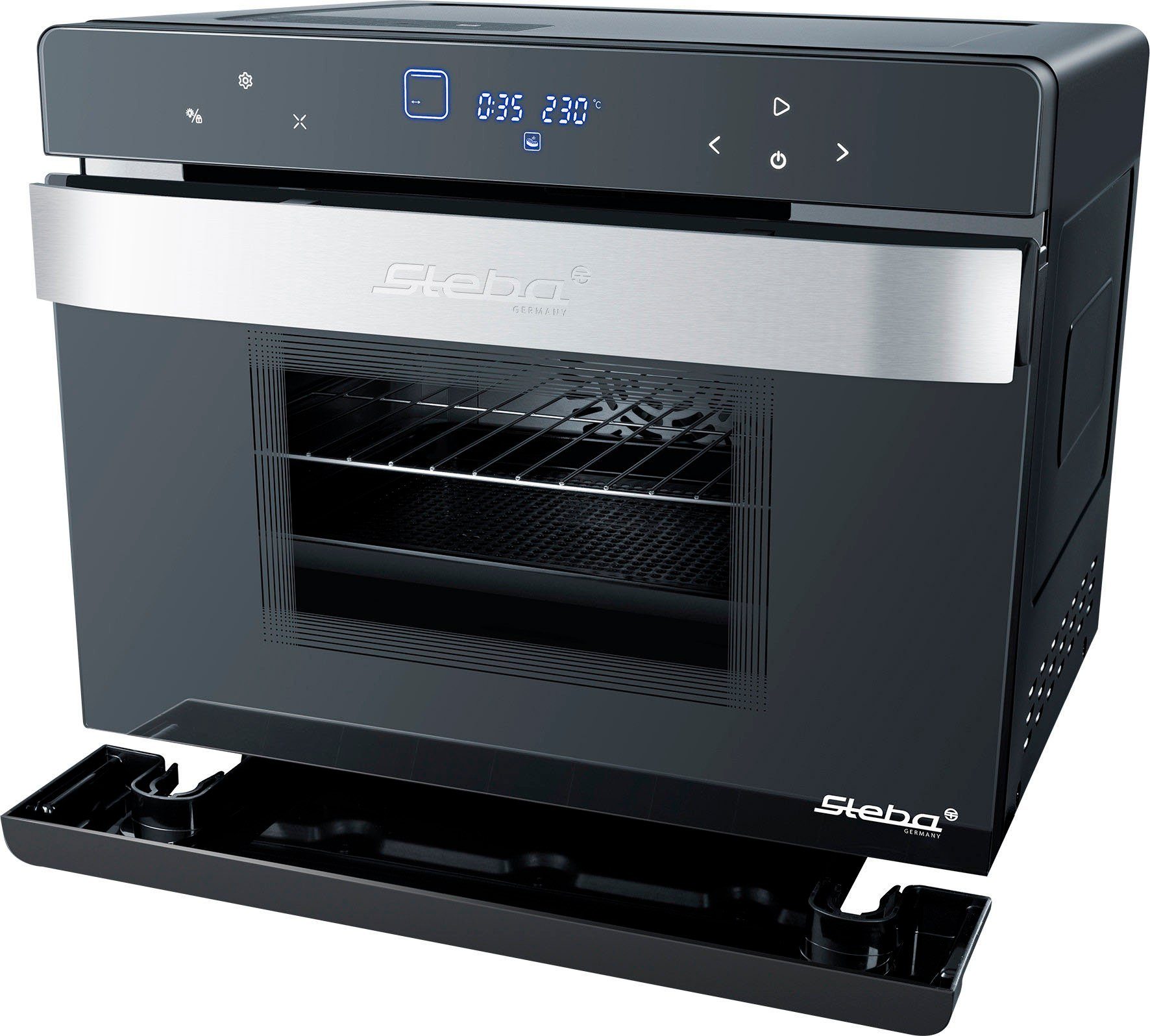 Steba Multiofen DG 40 MULTIFUNKTIONS-DAMPFBACKOFEN, 49 Automatikprogramme z.B. zum Backen, Dörren, Dämpfen