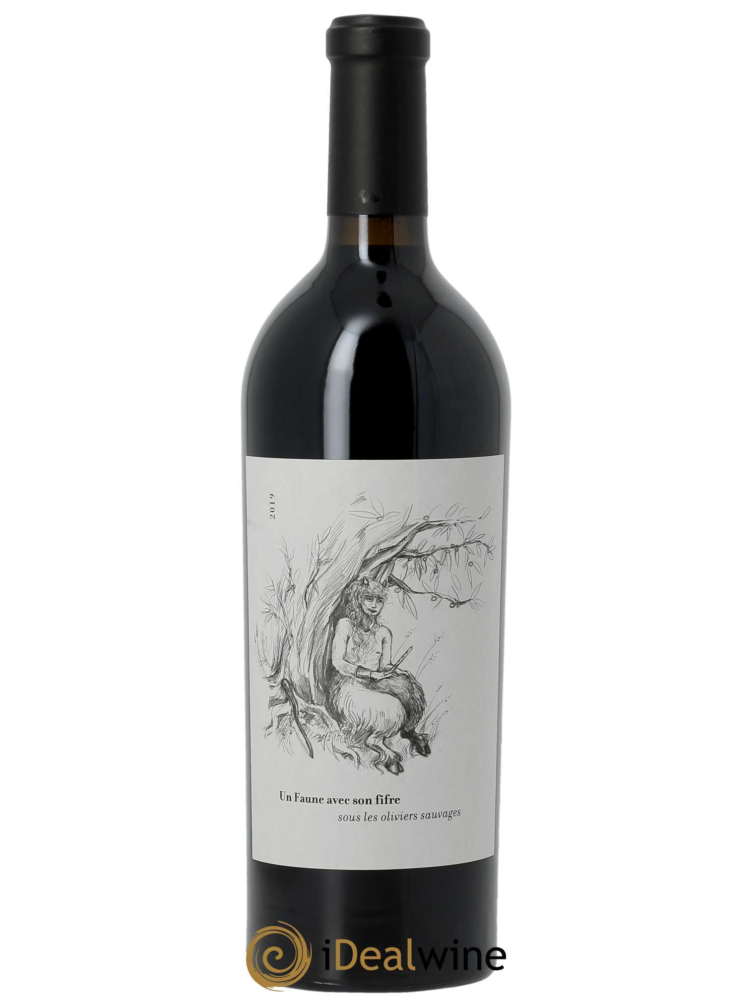 IGP Pyrénées Orientales Clos des Fées Un faune avec son Fifre Hervé Bizeul (CBO à partir de 6 BTS) 2019 - Lot de 1 Bouteille