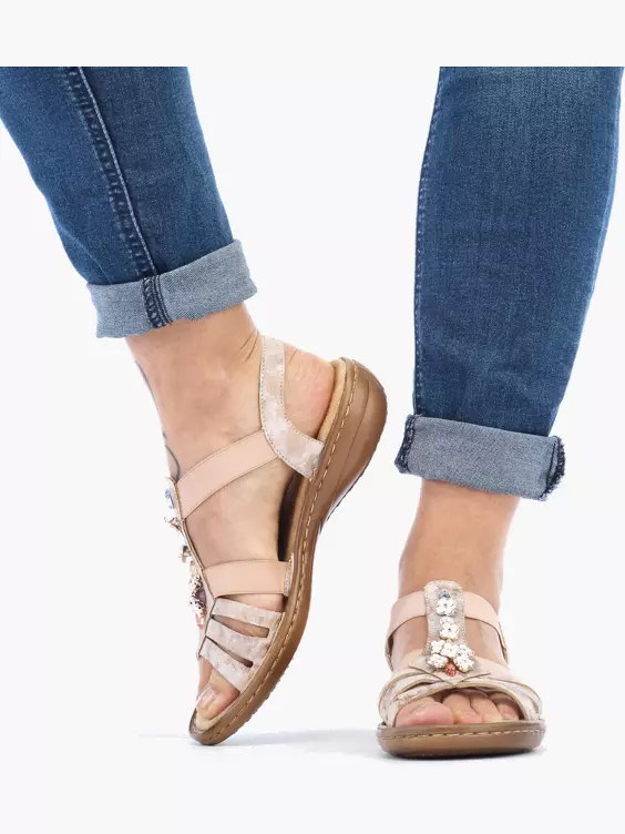 Rieker Damen Riemchensandalen
