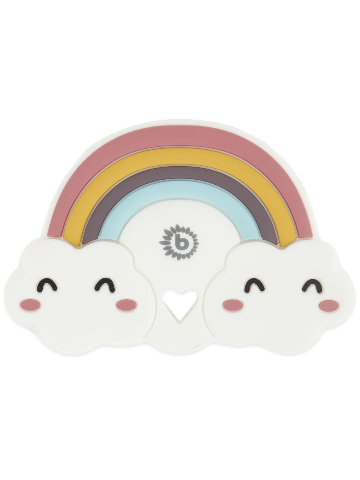 Bieco Spielwaren Beißring Silikon Regenbogen - ab Geburt in Mehrfarbig günstig kaufen onesize