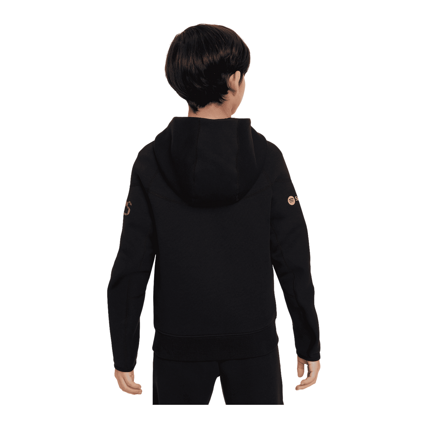 Nike FC Barcelona Tech Fleece Kapuzenjacke Kids Schwarz F011