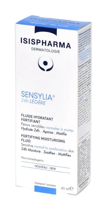 Isispharma Sensylia 24h Legere - Hidratantni i učvršćujući fluid za normalnu i mješovitu kožu 40ml