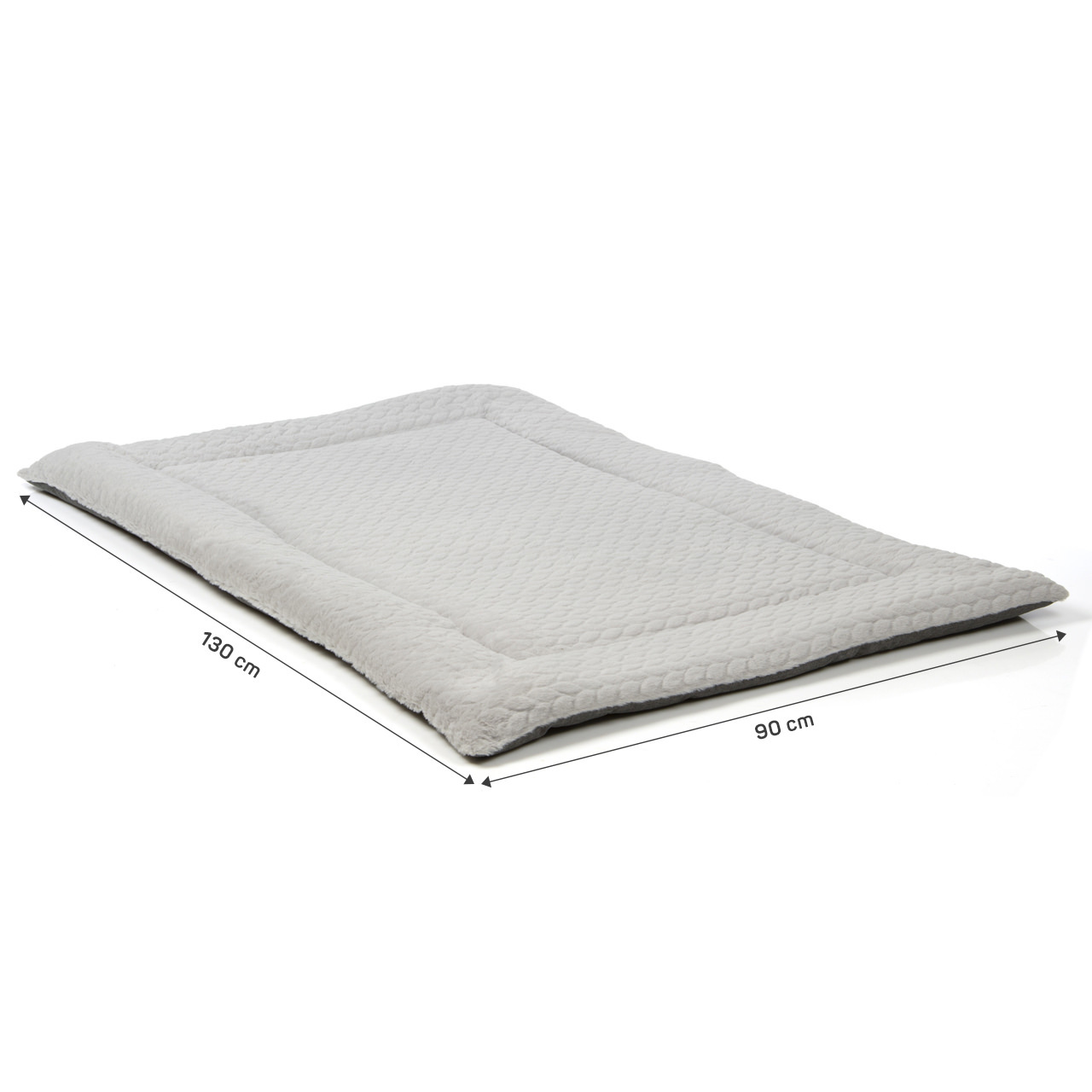 Wallace & Jones Hundebetten Wallace & Jones gepolsterte Wendedecke Bristol grau XXL