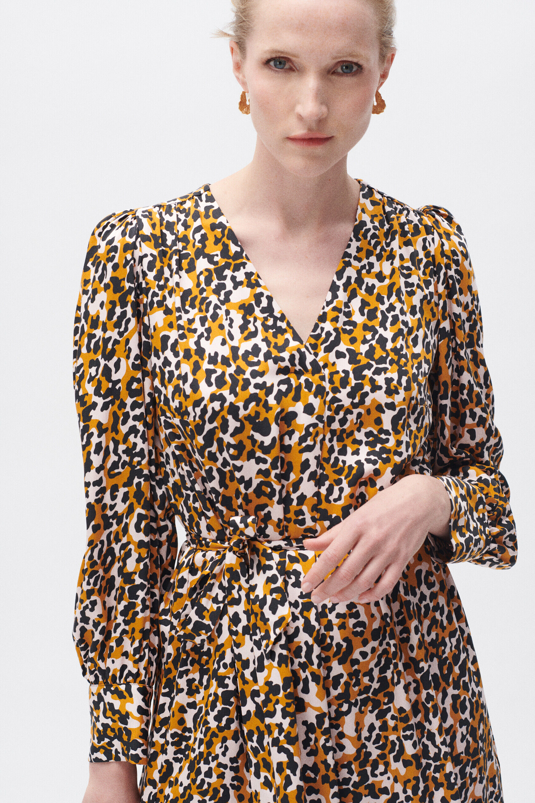 Robe alice3 marron cognac femme
