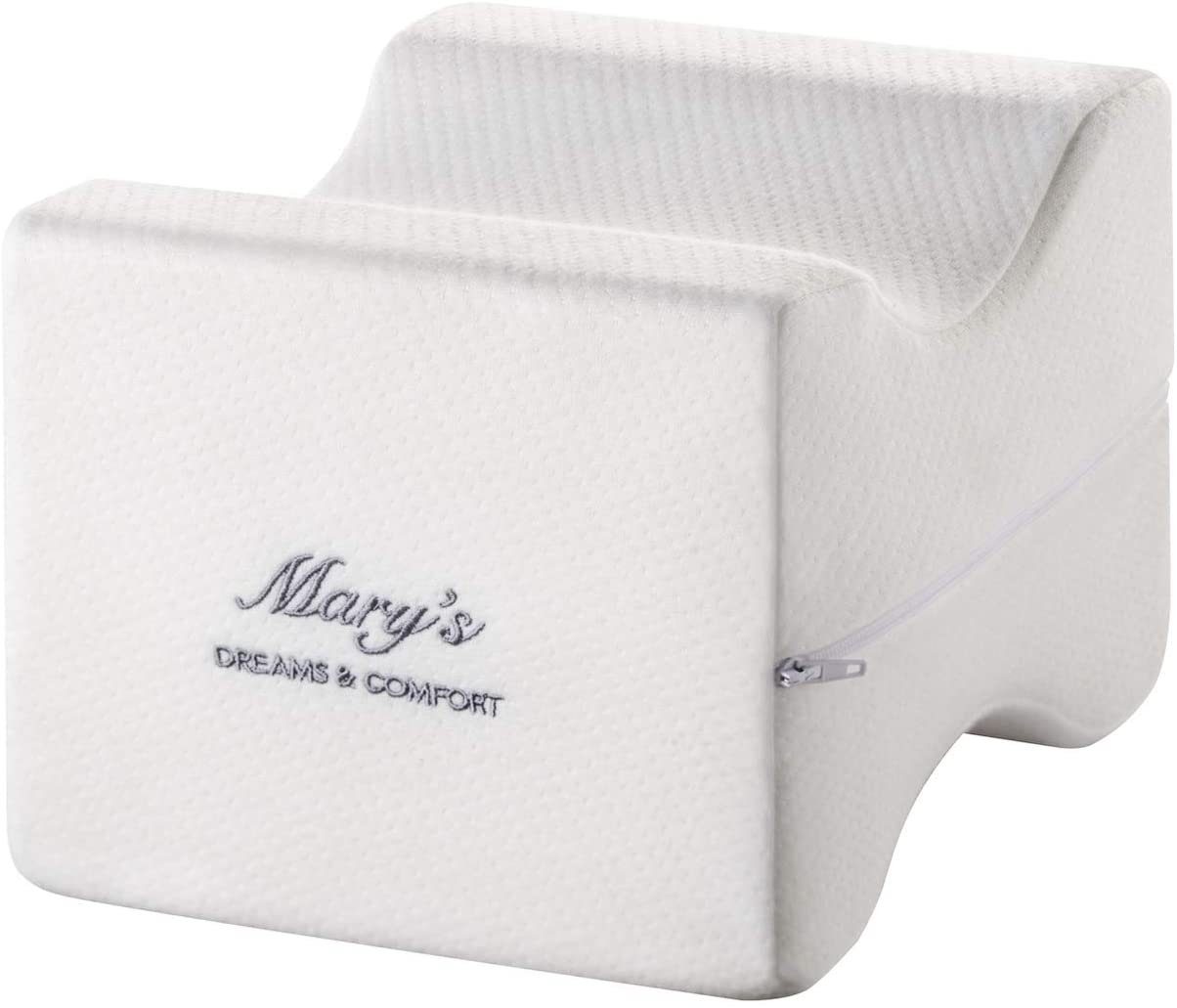 Mary's Kniekissen Mary´s Orthopädisches Kniekissen, Memory Foam, Geeignet für Seitenschläfer, Entlastung von Hüft-, Rücken- und Knie-Schmerzen, Druckentlastung, Schwangerschaft, Reha, Beinkissen…