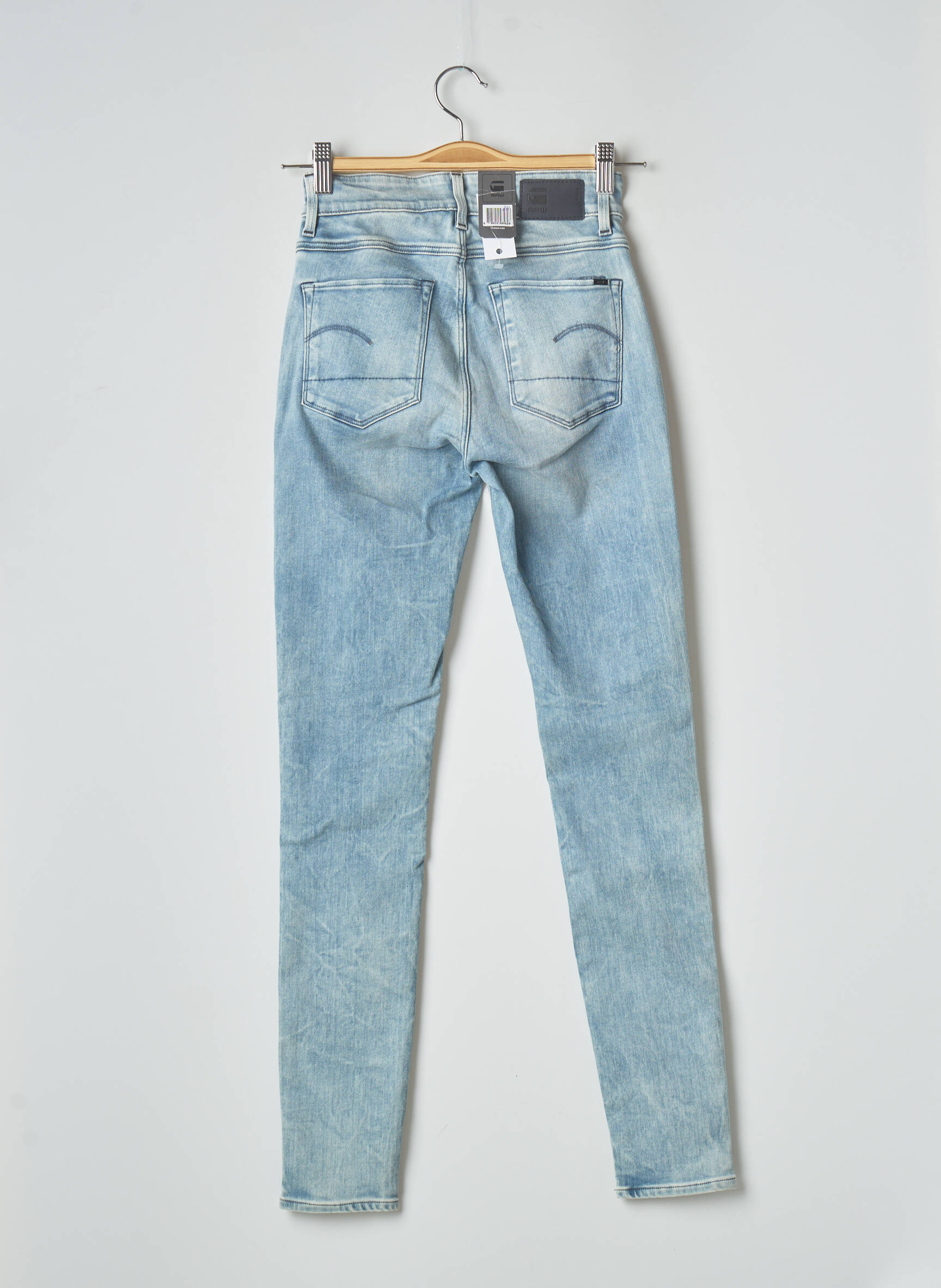 G Star Jeans Skinny Femme couleur bleu