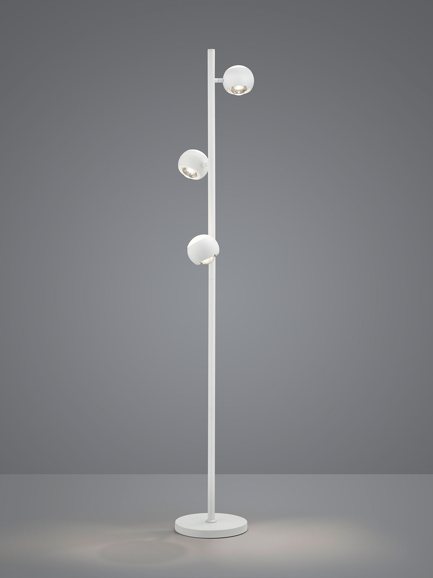 MusterringLED-Stehleuchte 3flg