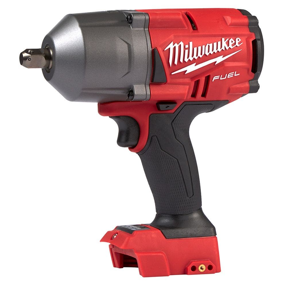 Chave de impacto de alto torque Milwaukee Fuel de 18V e 1/2 polegada com eixo de travamento M18FHIWP12-0