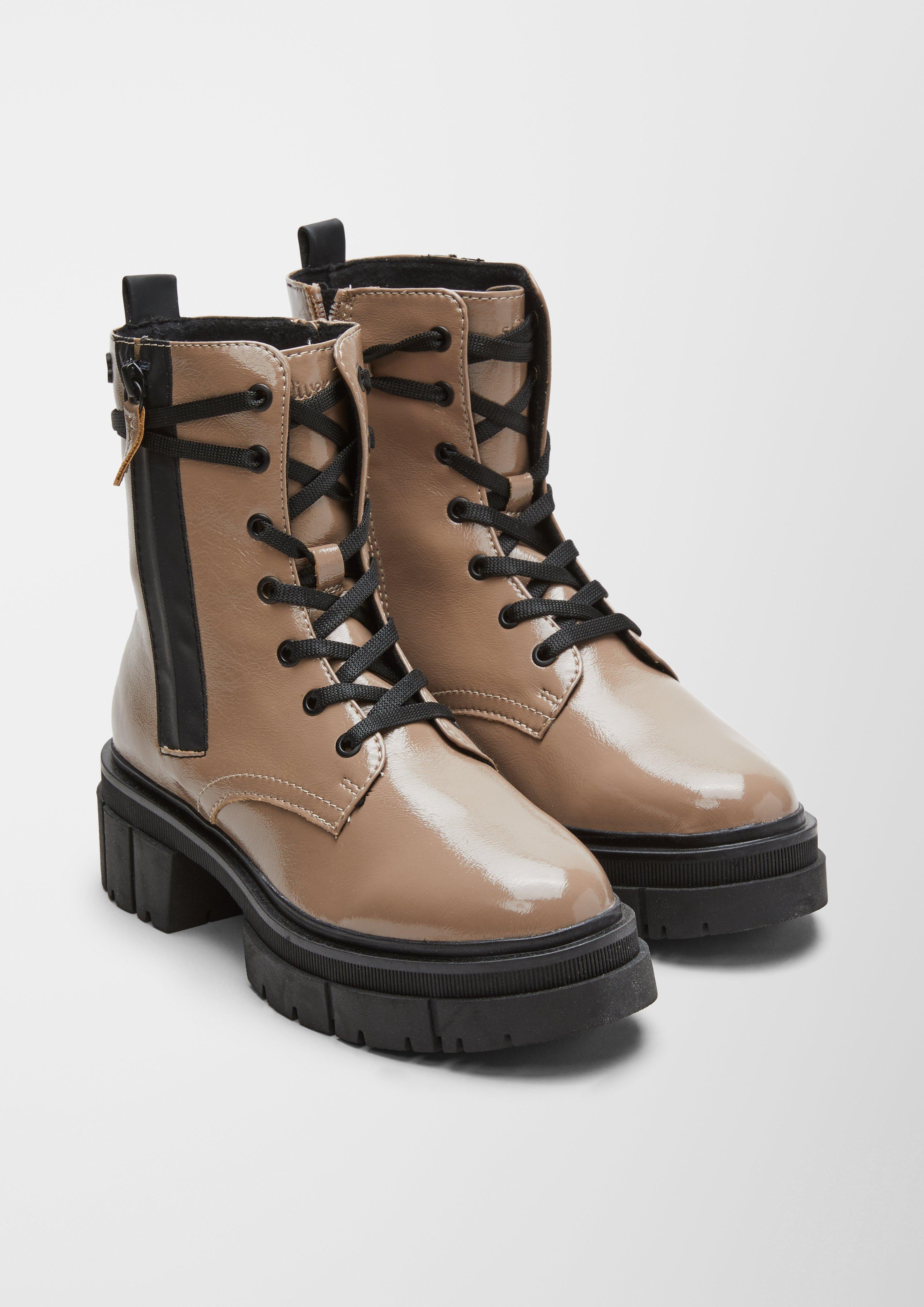 Boots in Lackleder-Optik  6006514-344