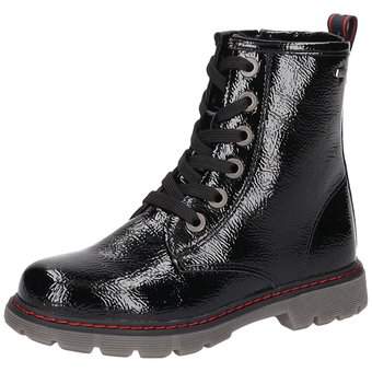 Tom Tailor Schnür Boots in schwarz