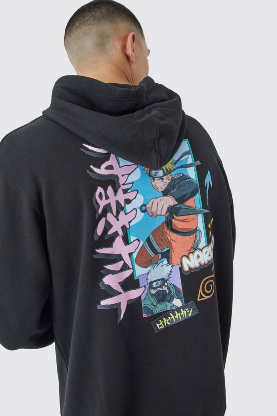 Oversize Hoodie mit lizenziertem Naruto Anime Print