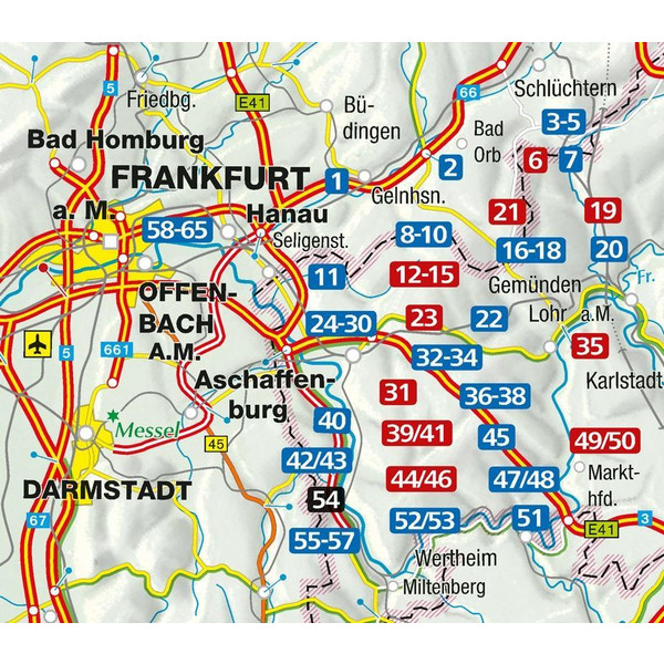 Spessart mit Frankfurt am Main - Wanderführer