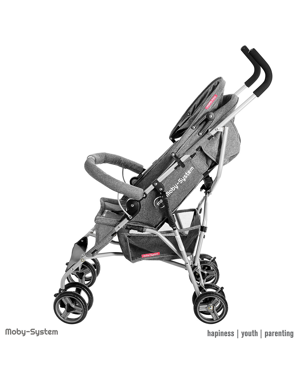 Kinderwagen Schwenkbare Schaumstoffräder mit Sonnenverdeck