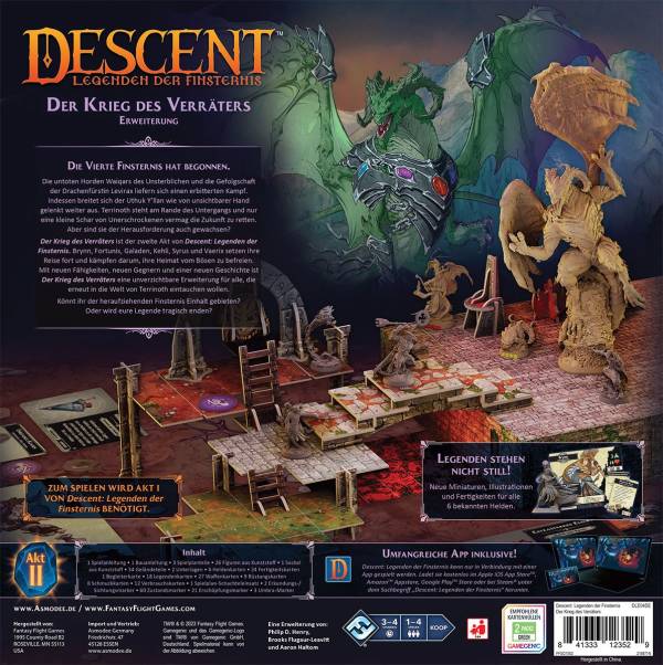 Descent: Legenden der Finsternis - Der Krieg des Verräters (Erw.)