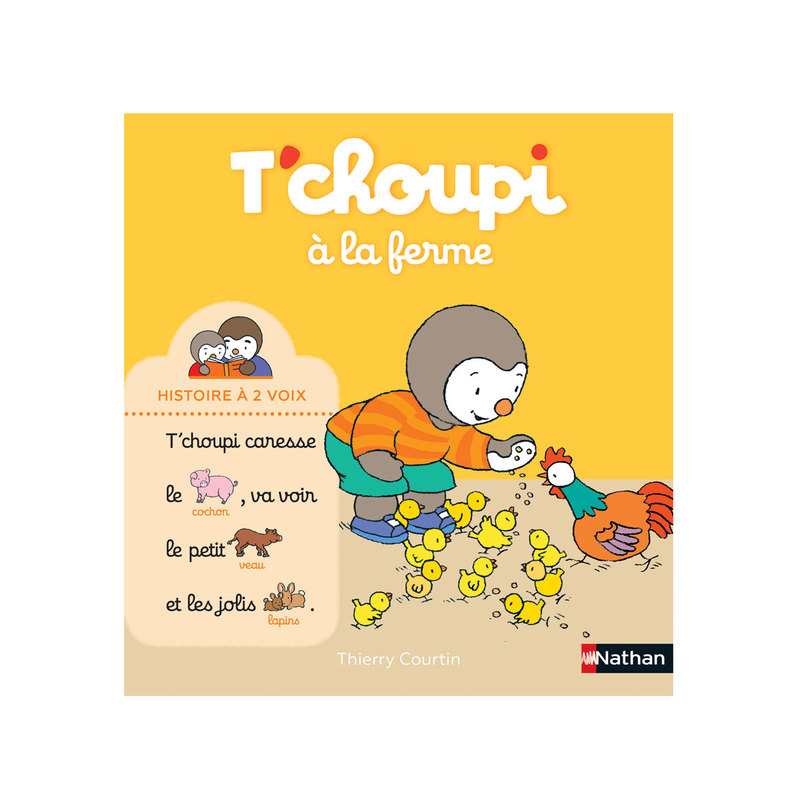 Livre T'choupi à la ferme - Nathan Jeunesse