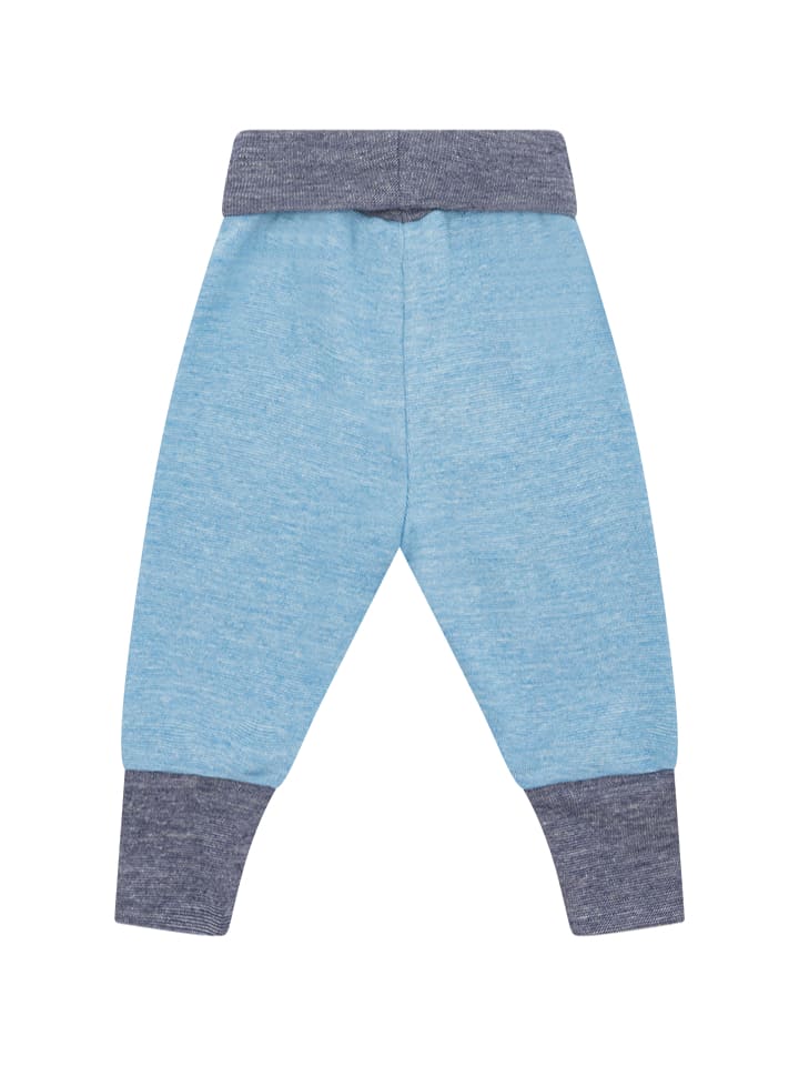 comazo earth Baby Hose mit Wolle-Seide in Hellblau-Melange günstig kaufen