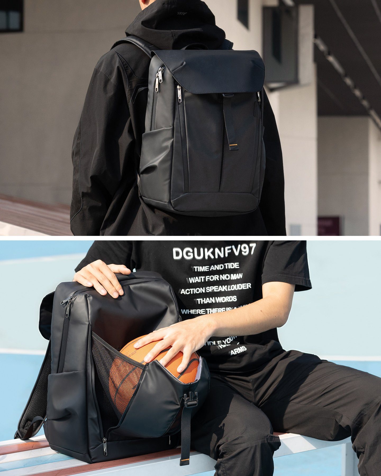 Inateck Laptoprucksack 22,8 L Rucksack Herren Damen Tagesrucksack Reiserucksack Daypack