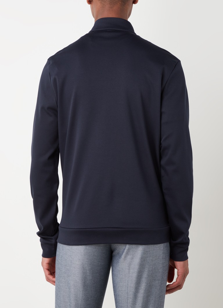 Hanorac HUGO BOSS Skiles cu buzunare laterale și material texturat