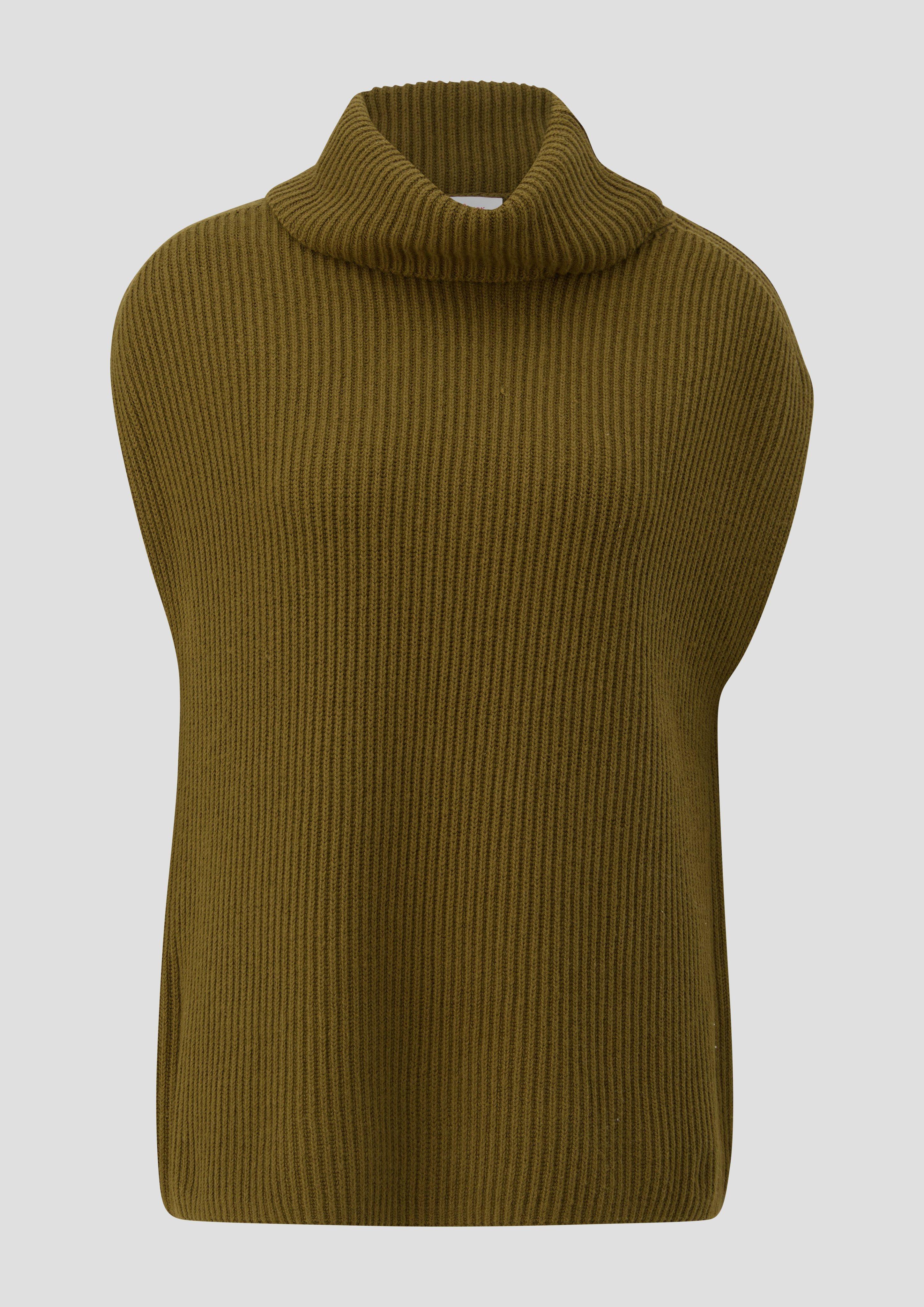Strickpullunder aus Wollmix  2141824-7734