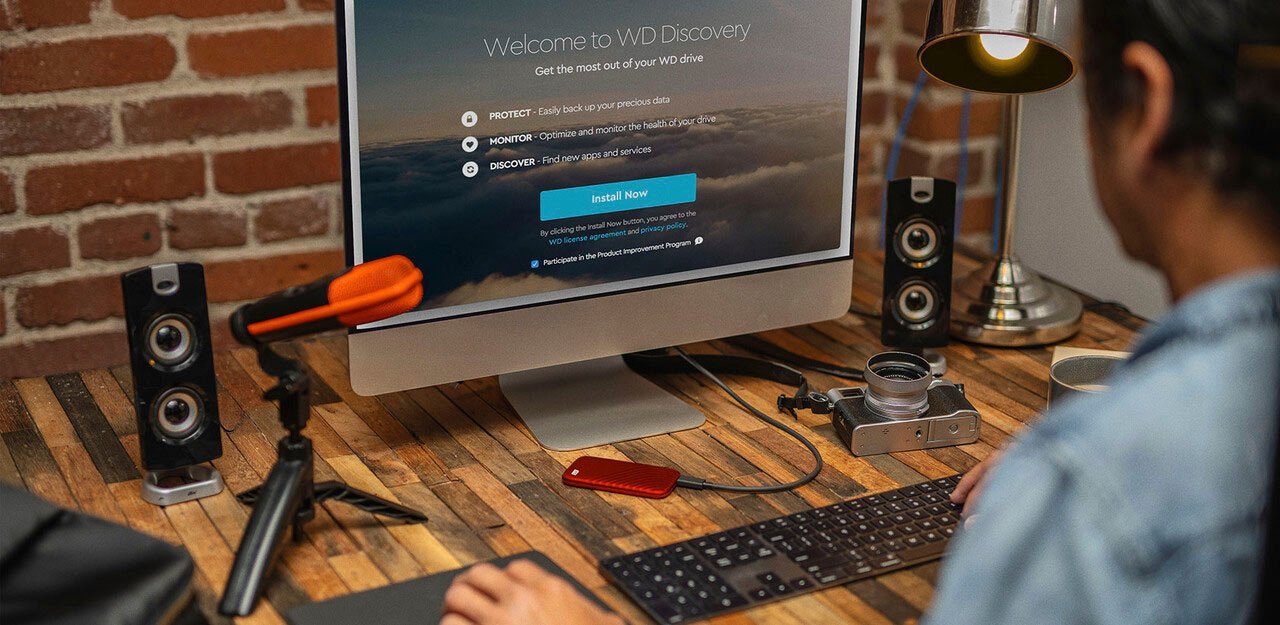 WD My Passport™ SSD externe SSD (4 TB) 1050 MB/S Lesegeschwindigkeit, 1000 MB/S Schreibgeschwindigkeit