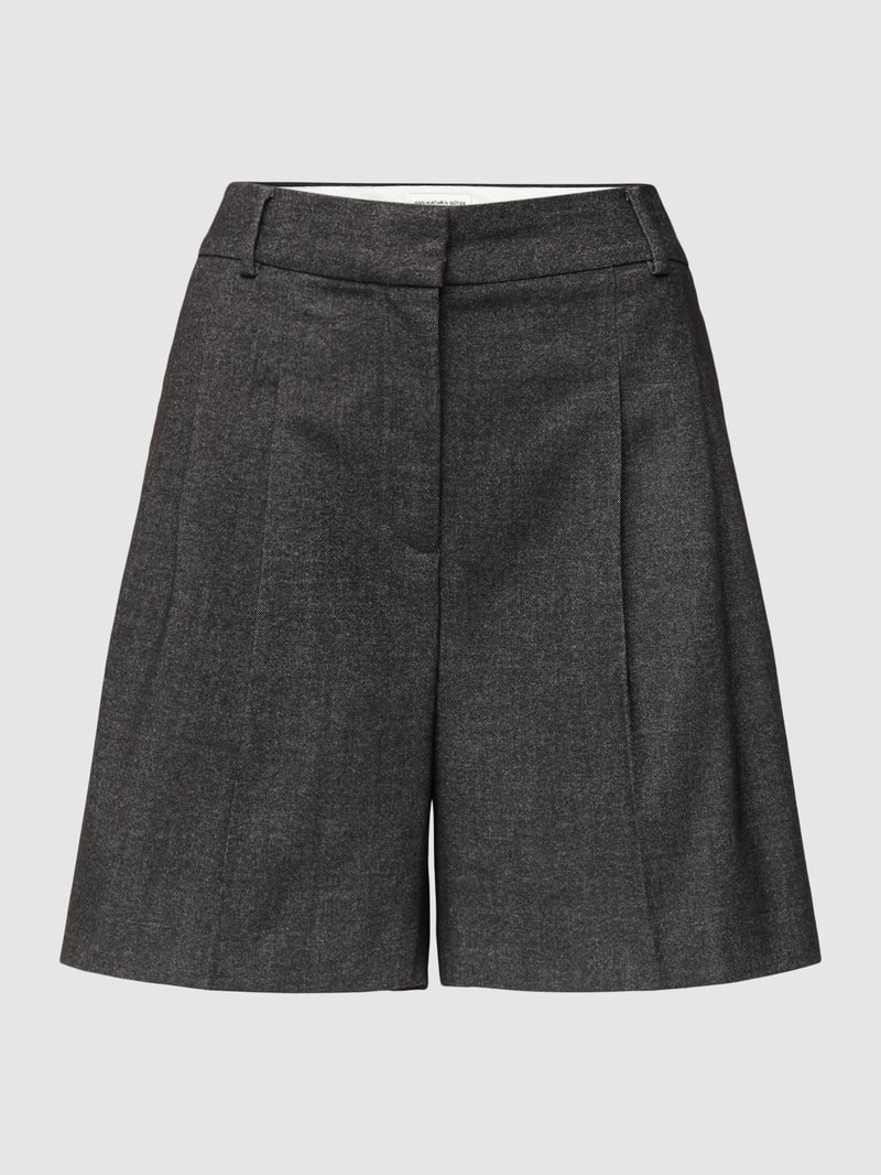 Chino-Shorts mit Bundfalten - Ann-Kathrin Götze X P&C in dunkelgrau meliert