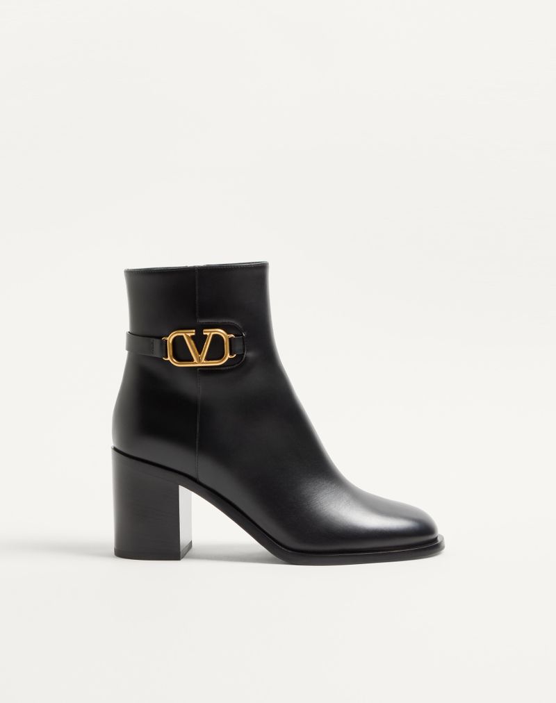 Bota VLogo Signature em couro de bezerro 75 mm