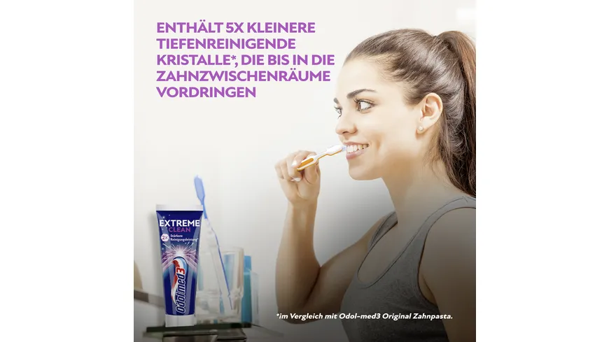 Odol-med3 Extreme Clean Tiefenreinigung Zahncreme 75 ml