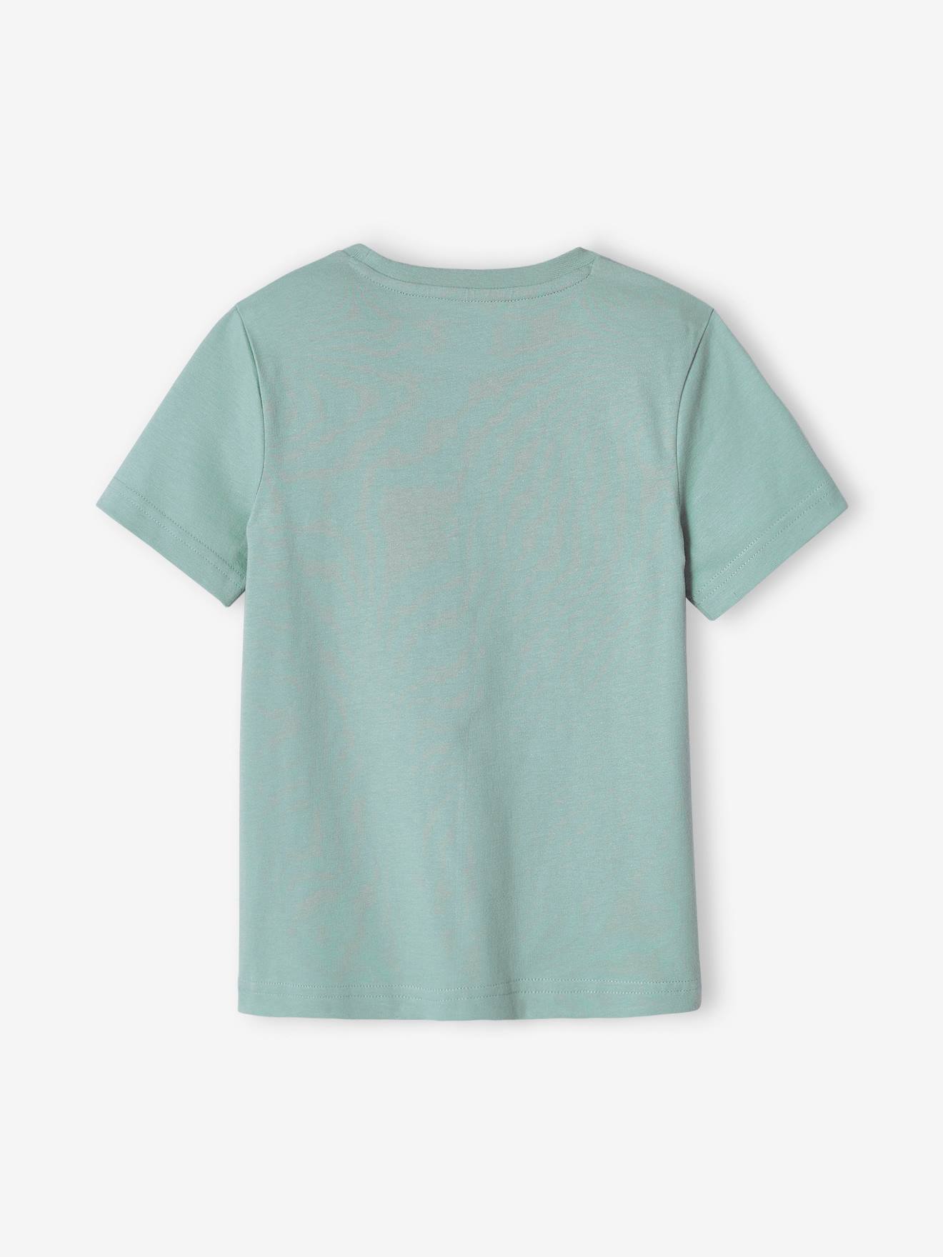 Vertbaudet Jungen T-Shirt, Dinosaurier Oeko-Tex - dunkelblau