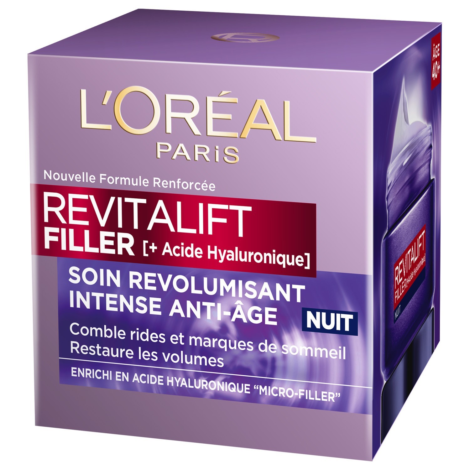 L'Oréal Paris Filler noćna krema protiv bora za revolucioniranje kože