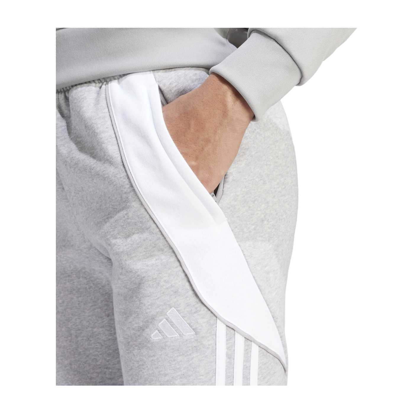 adidas Tiro 24 Trainingshose Damen Grau Weiss