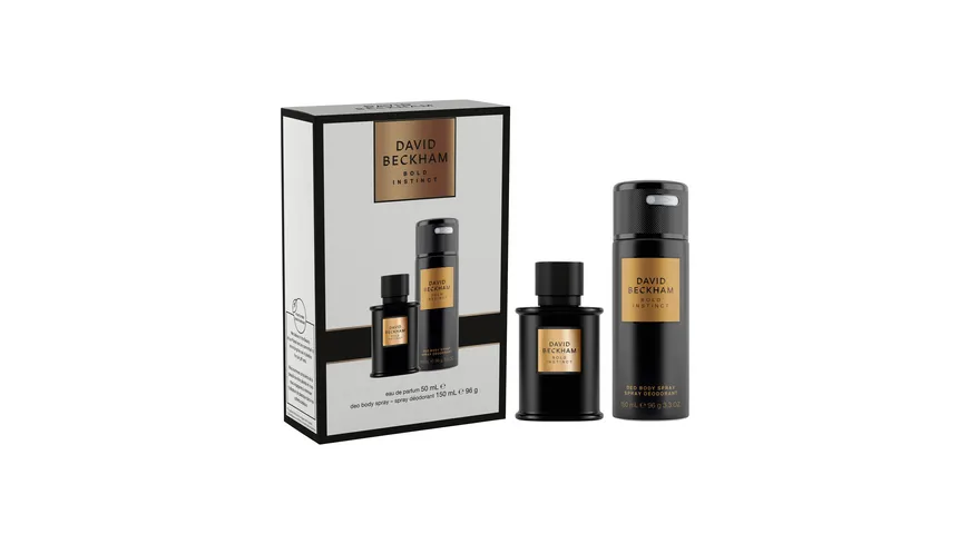 DAVID BECKHAM Bold Instinct Eau de Parfum + Deodorant Spray Geschenkpackung