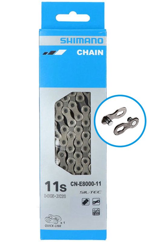 Shimano CN-E8000 11-fach E-Bike Kette mit Quick-Link kaufen | Bike-Discount