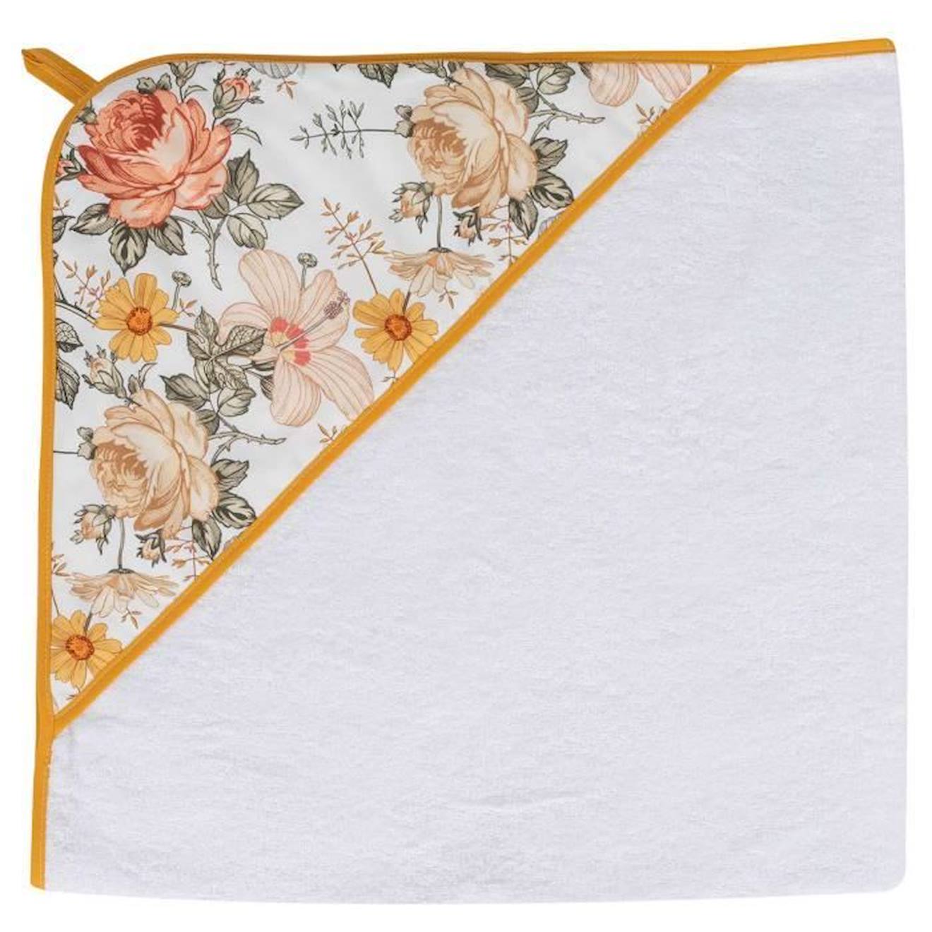 Cape de bain en coton et bambou