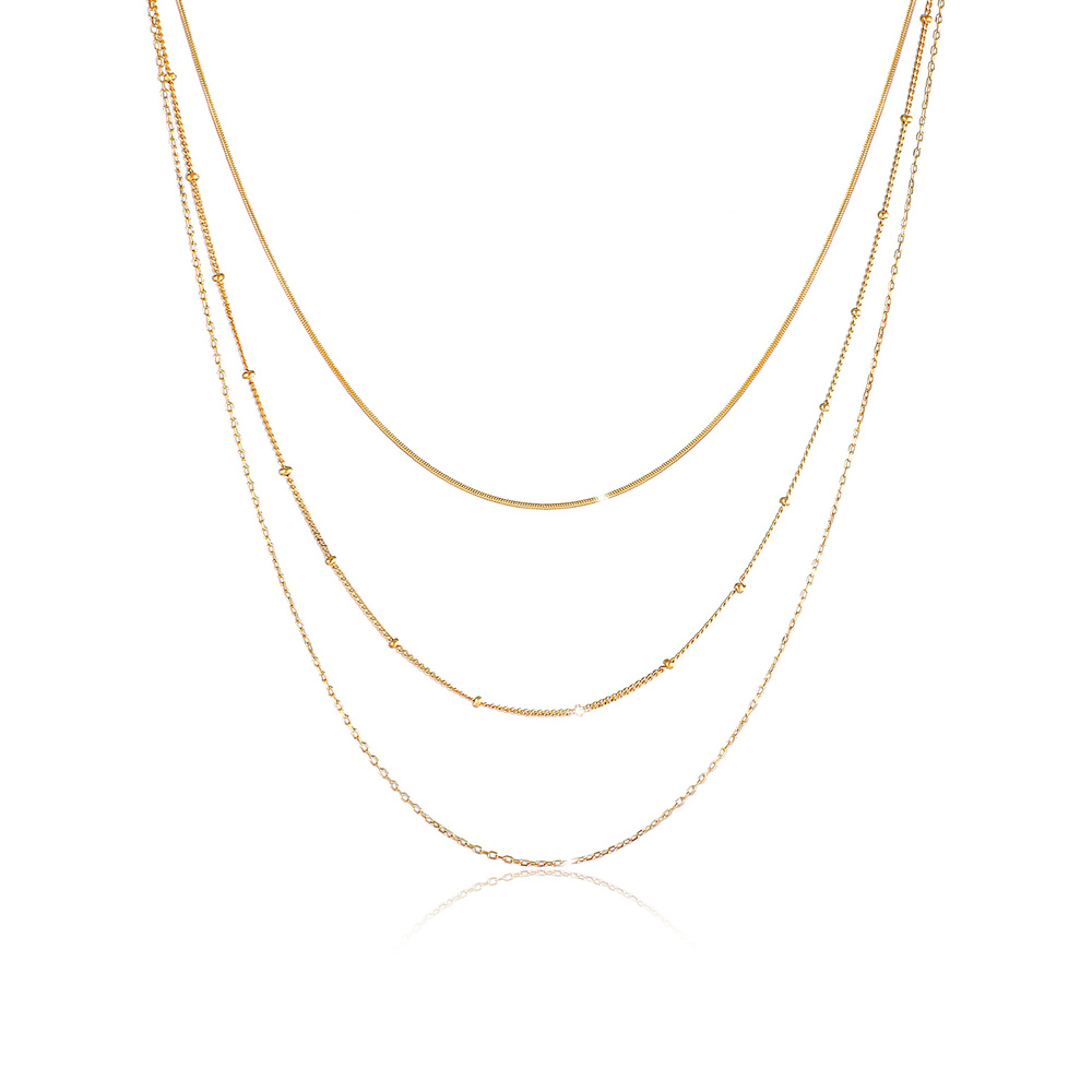Elli Elli Collier Tendance Minimaliste Collier Femme - (925/1000) Argent collier