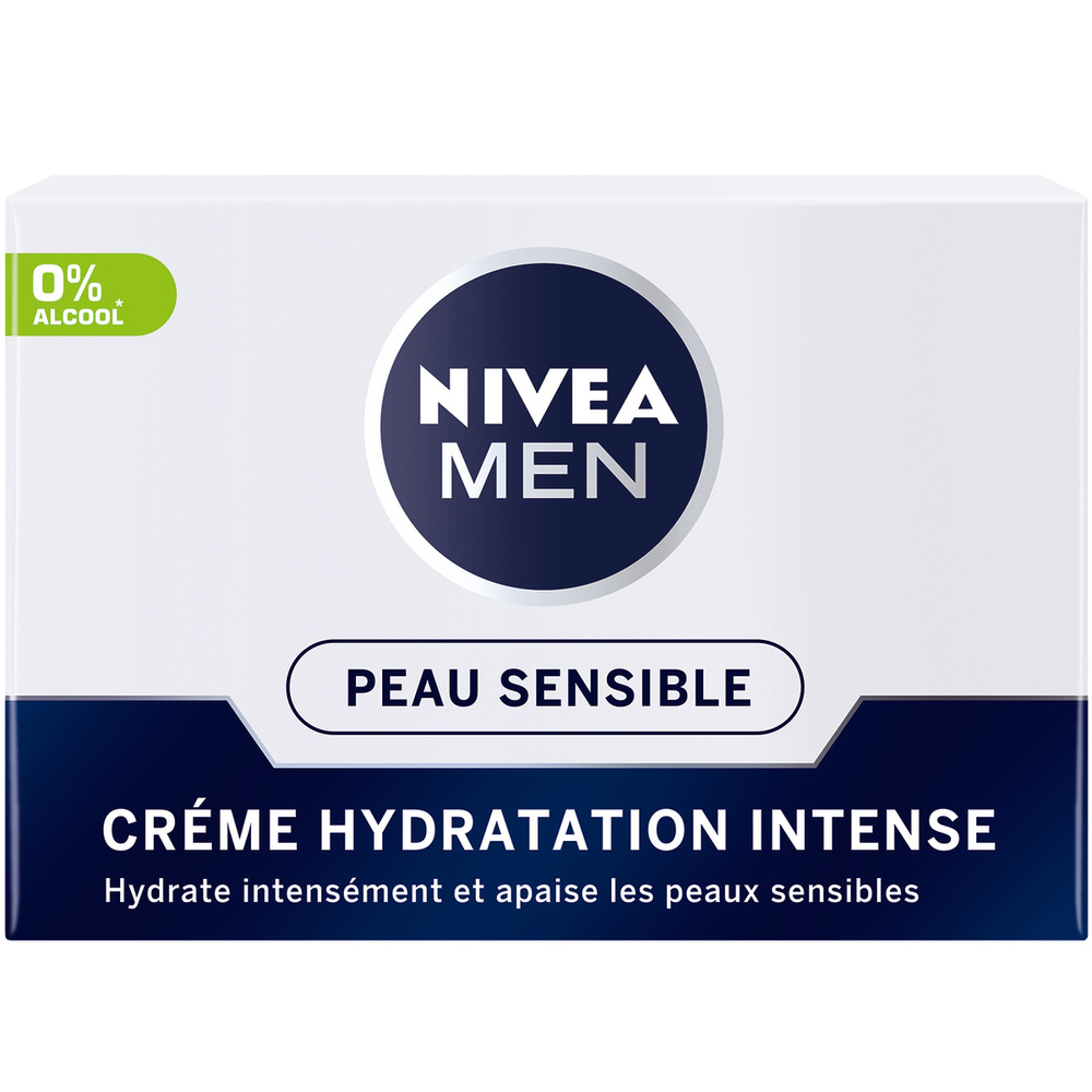 nivea SENSITIVE - Crème hydratation 48H 0% Alcool Camomille Crème soin visage homme
