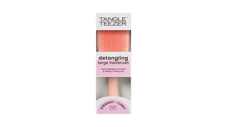 Tangle Teezer Large Wet Detangler Peach Glow