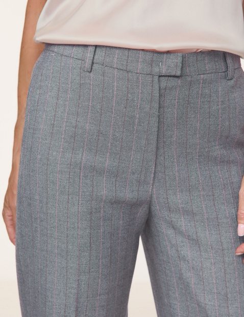 Elegante Stoffhose mit Nadelstreifen