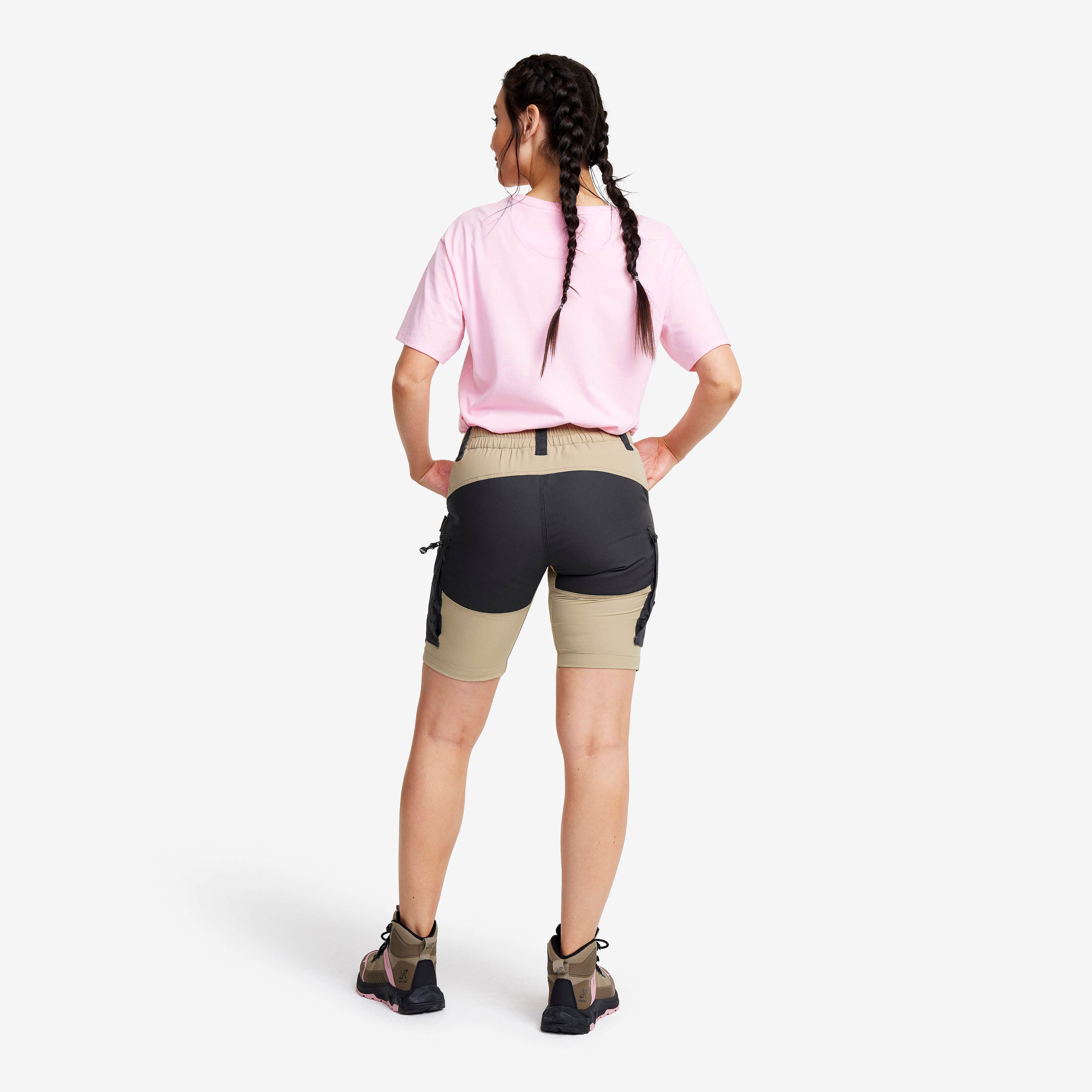 RVRC GP Shorts Femme Khaki