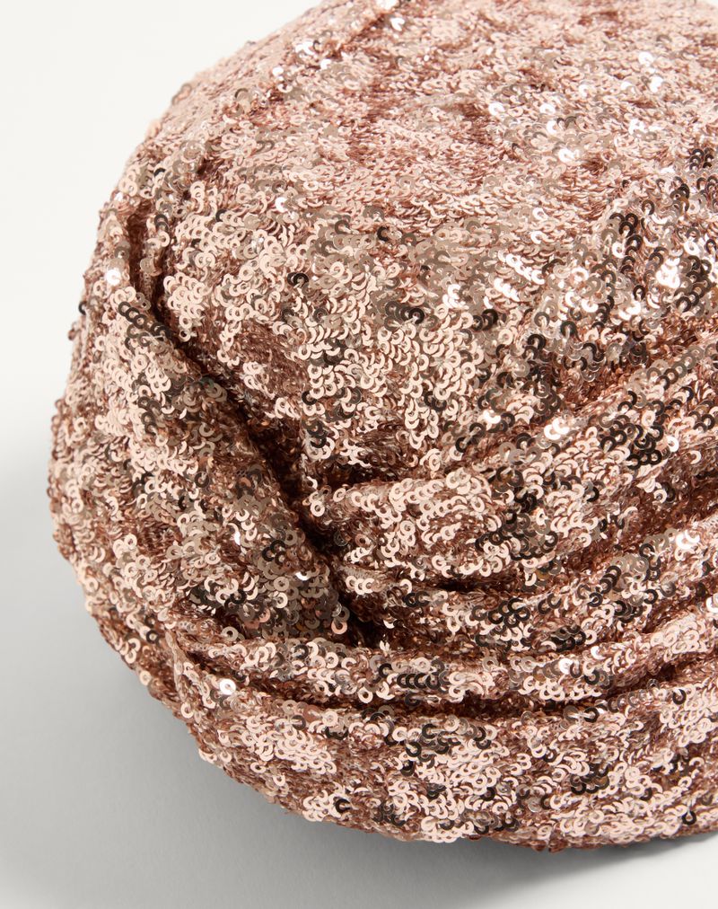Turbante de lantejoulas