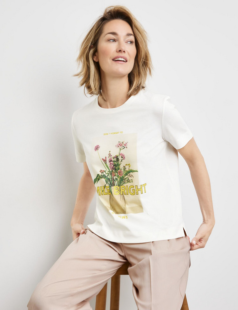Nachhaltiges T-Shirt mit Frontprint