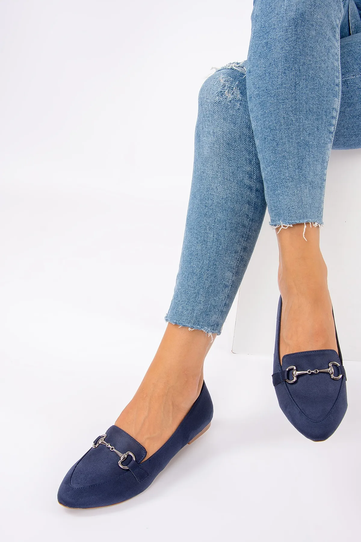 Fox Shoes  Marineblaue Ballerina für Damen, Ballerina G290010002