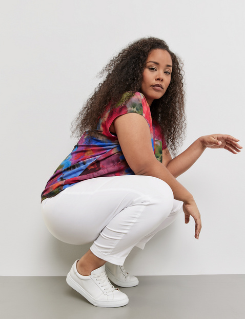 Blusenshirt mit Flower-Print