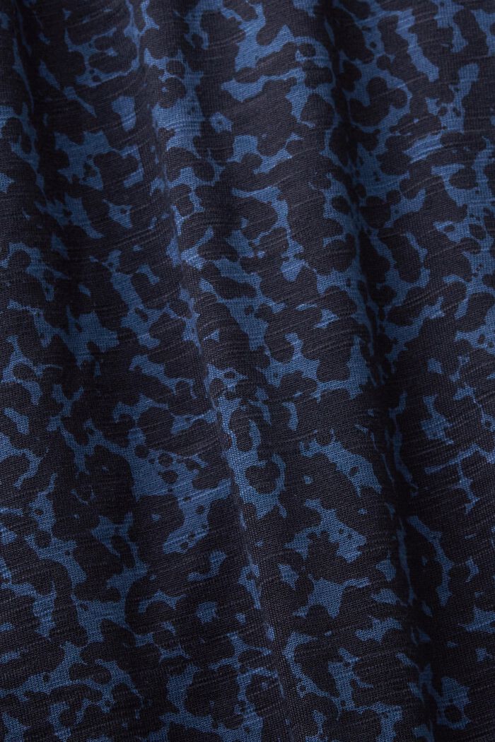 Gemustertes Longsleeve mit Bindedetail