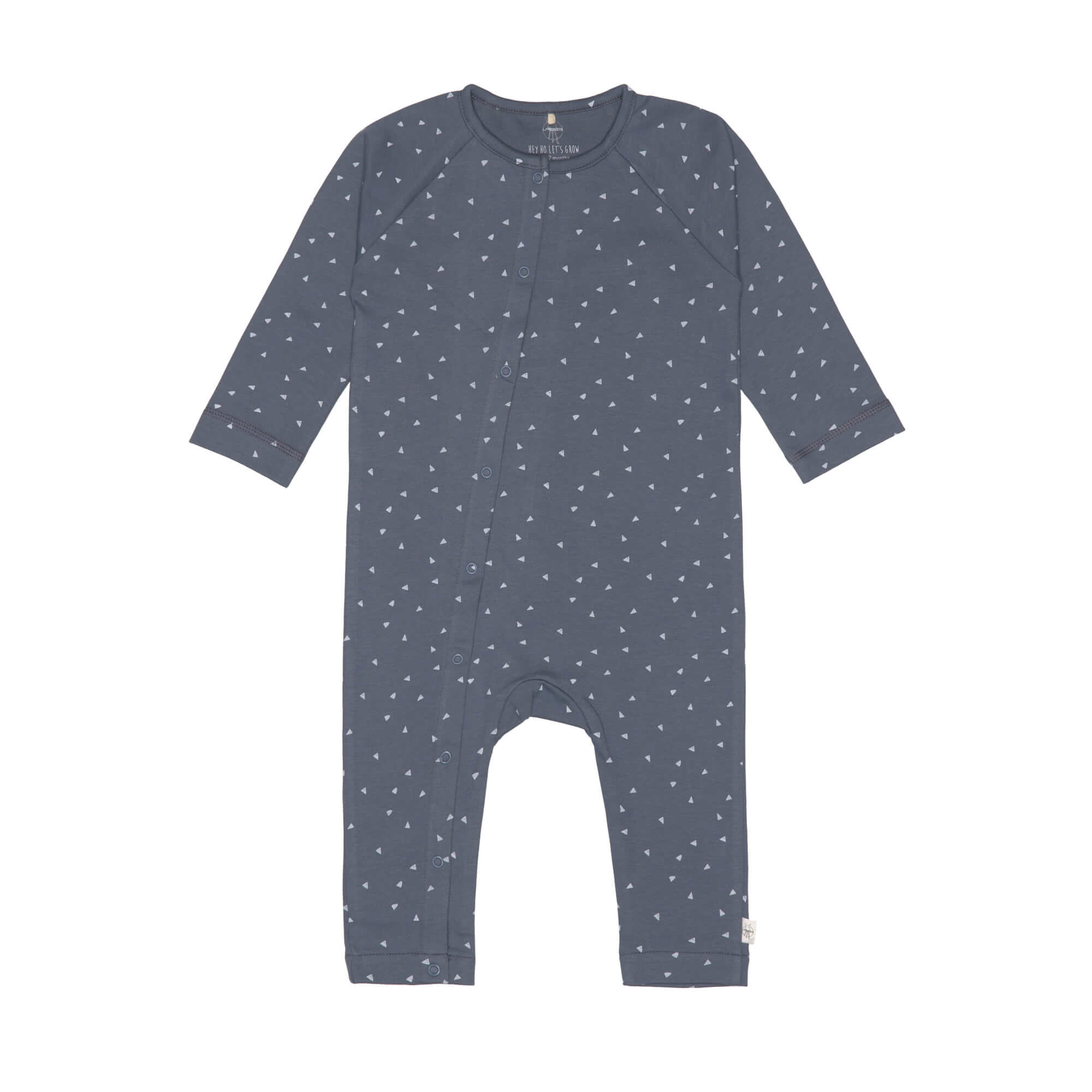 Baby Schlafanzug - Bio Baumwolle, Triangle, Blau